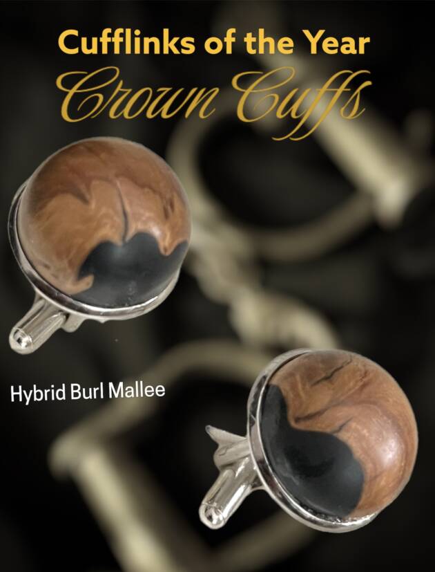 Mallee Burl Cuff Links