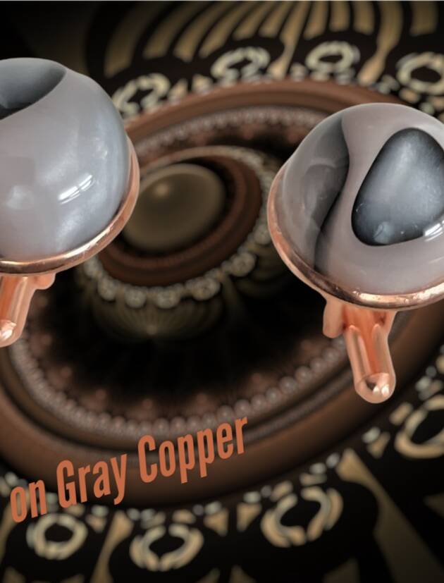 Gray Cuff Links
